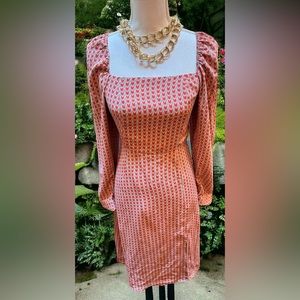 LIKE NEW. Elegant Pink Patterned Dress